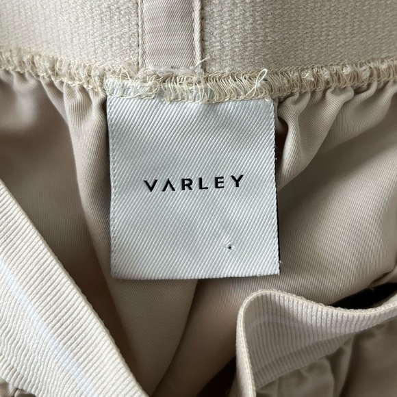 VARLEY | Athleisure Soft Riggs Loose Fit Pants 27" in Oyster Grey | Size Small - Picture 12 of 13